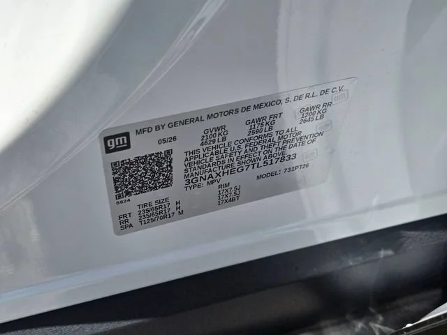 New 2026 Summit White Chevrolet LT image 13