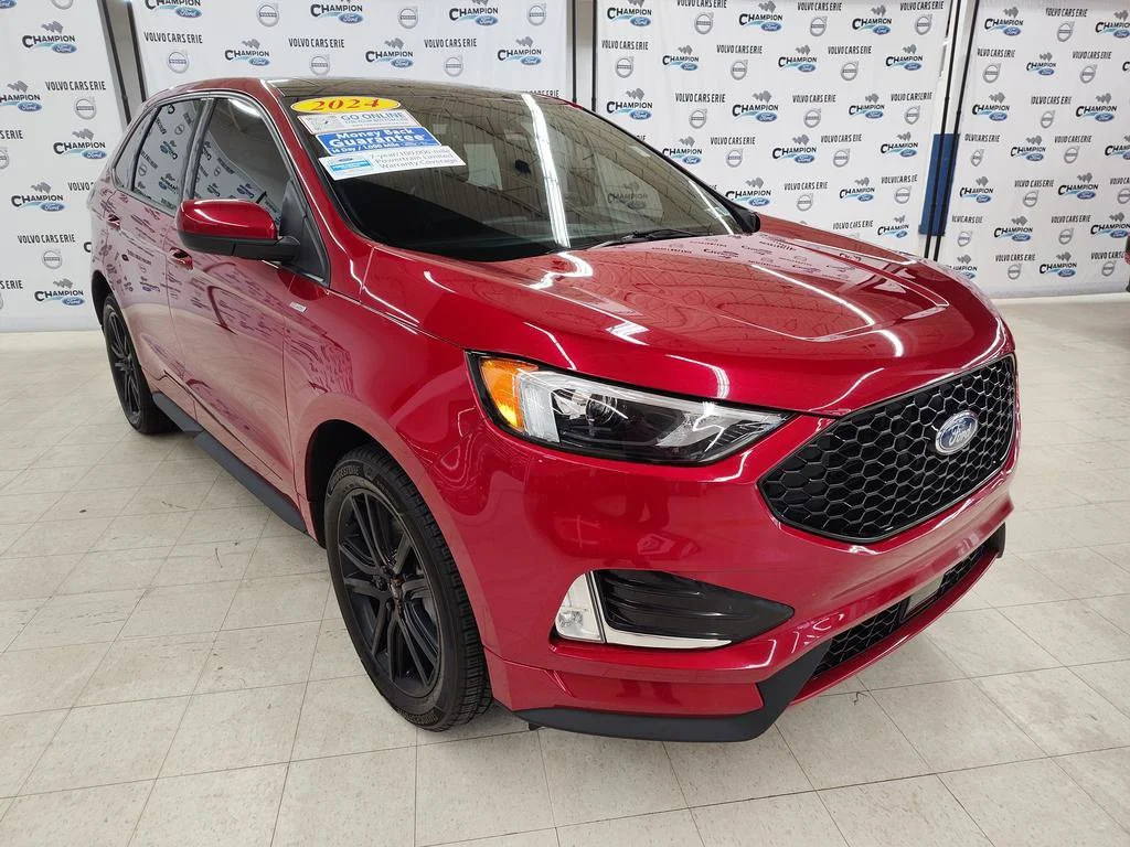 Certified Used 2024 Red Metallic Ford ST Line image 1