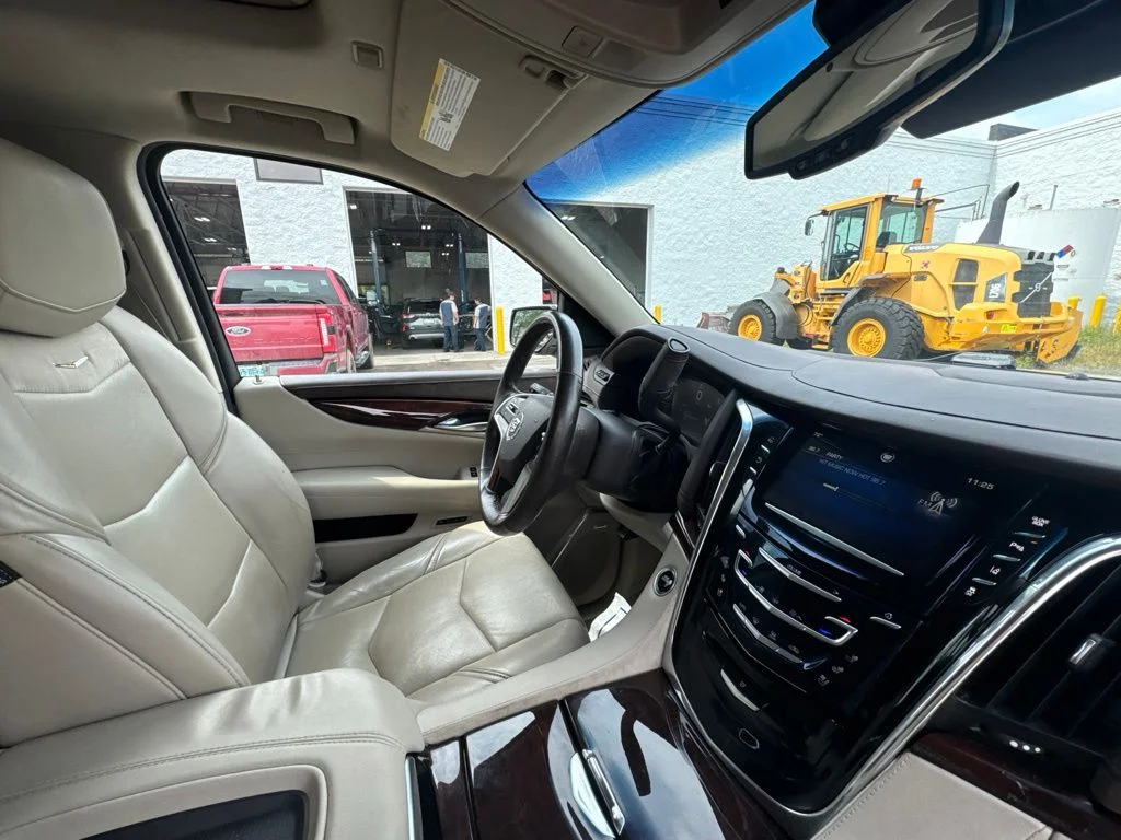 Used 2015 White Diamond Clearcoat Cadillac Luxury image 36