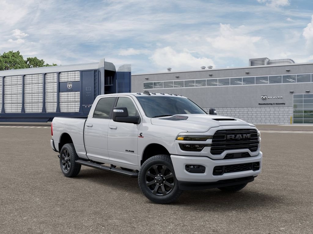 New 2026 Bright White Clear-Coat Exterior Paint RAM Laramie image 1