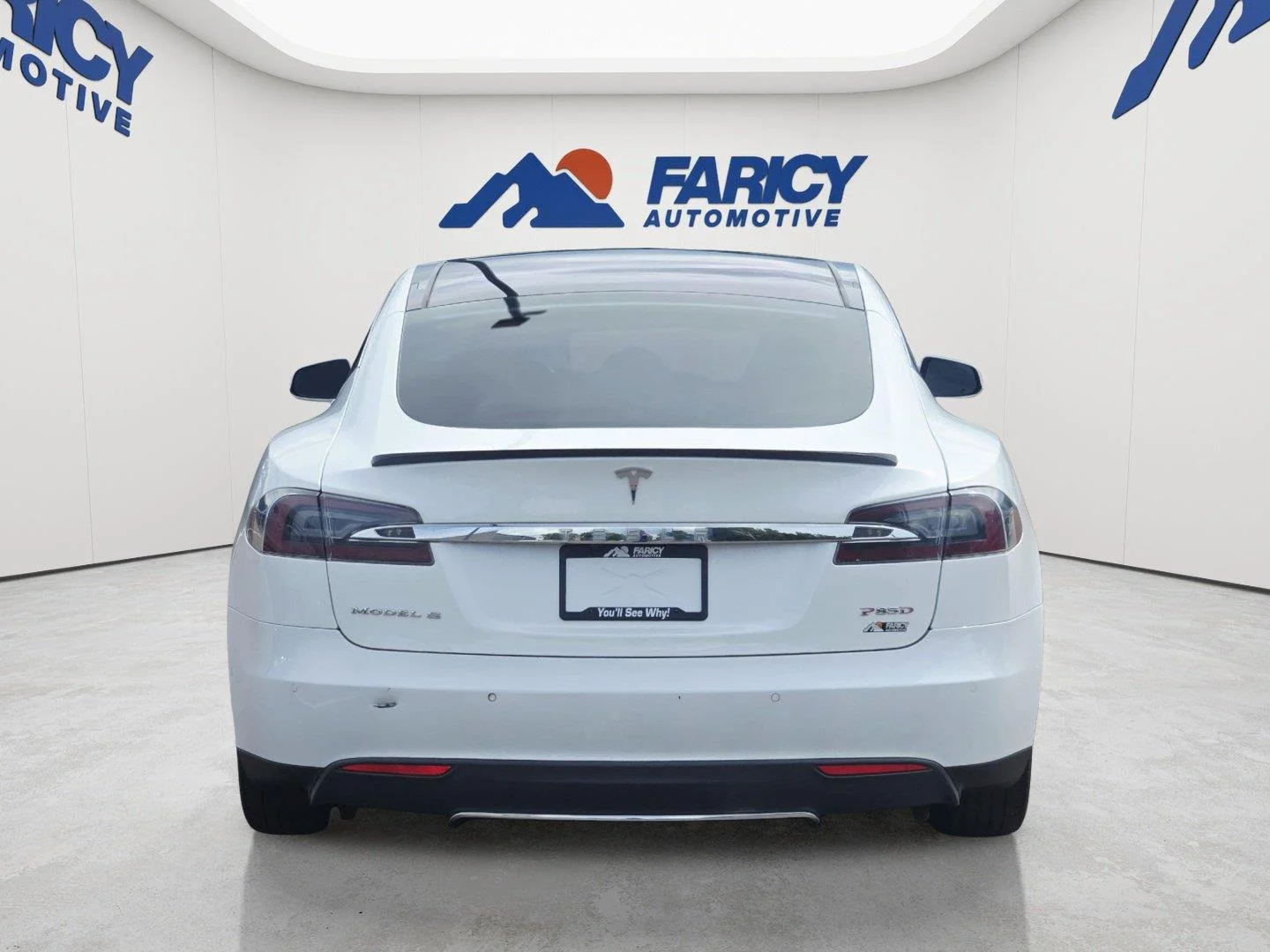 Used 2015 White Tesla P85D image 6