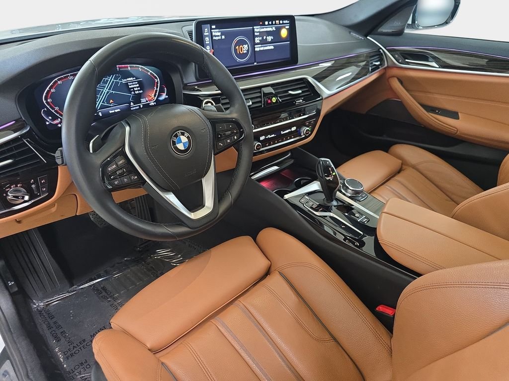 Certified Used 2023 Mineral White Metallic BMW 530i image 19