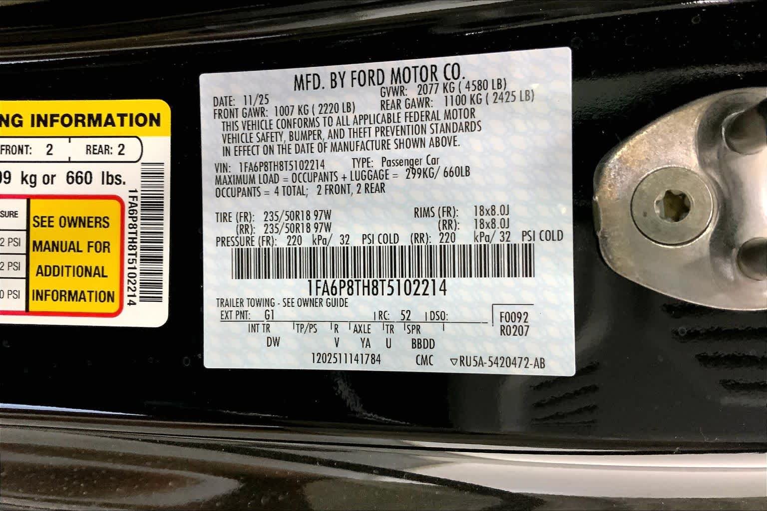 New 2026 Shadow Black Ford EcoBoost® Fastback image 20