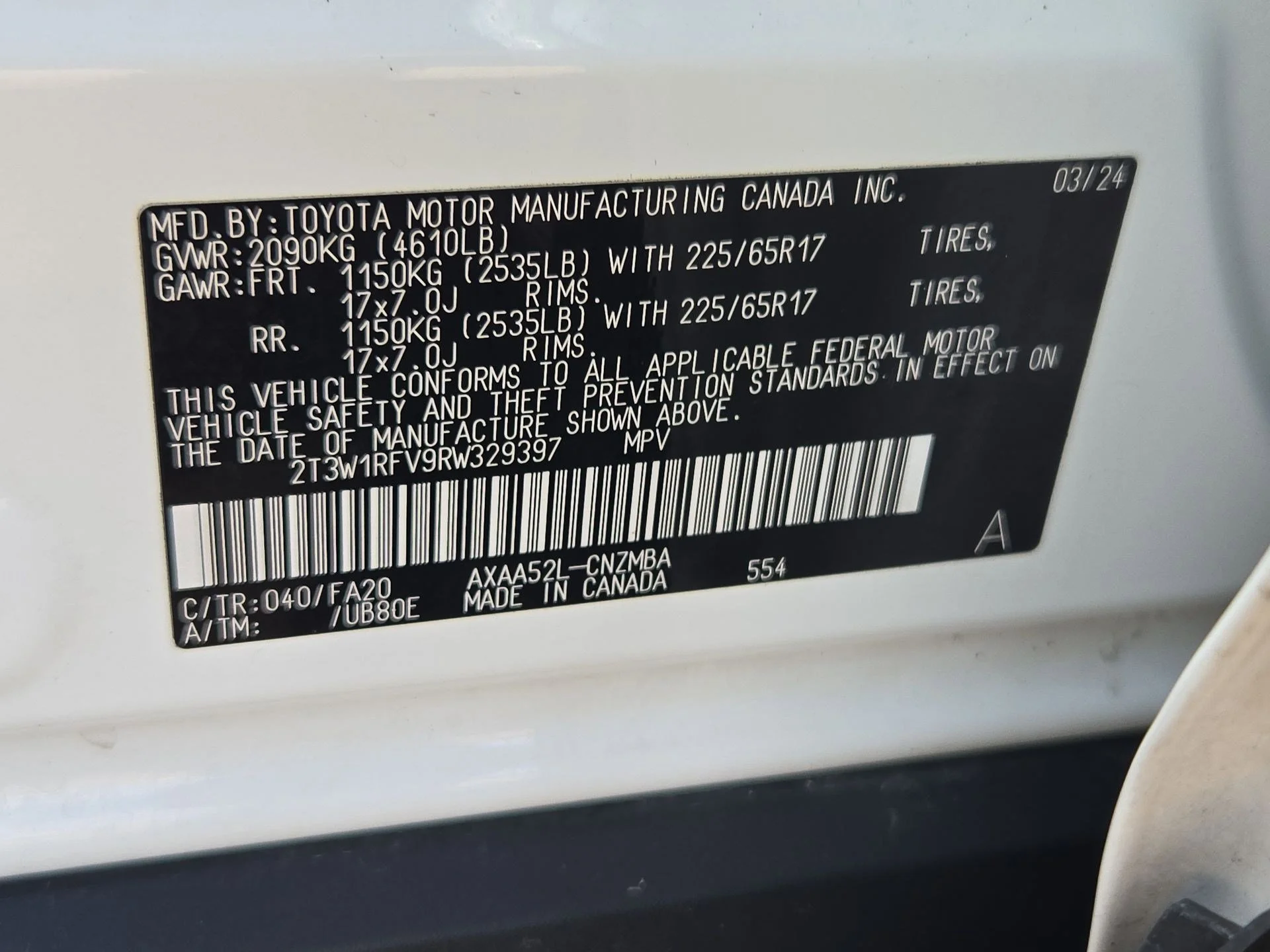 Used 2024 Wind Chill Pearl Toyota XLE image 33