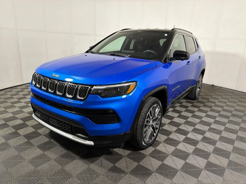 Used 2023 Laser Blue Jeep Limited image 4