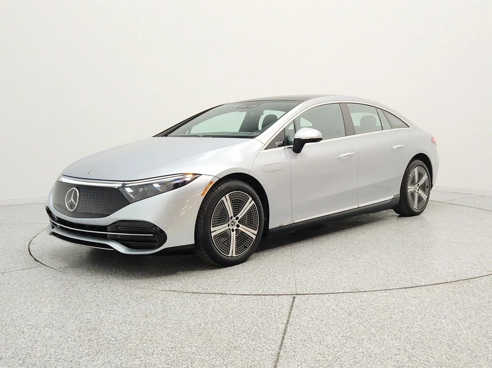 Certified Used 2022 Cirrus Silver Metallic Mercedes-Benz EQS 450+ Sedan image 1