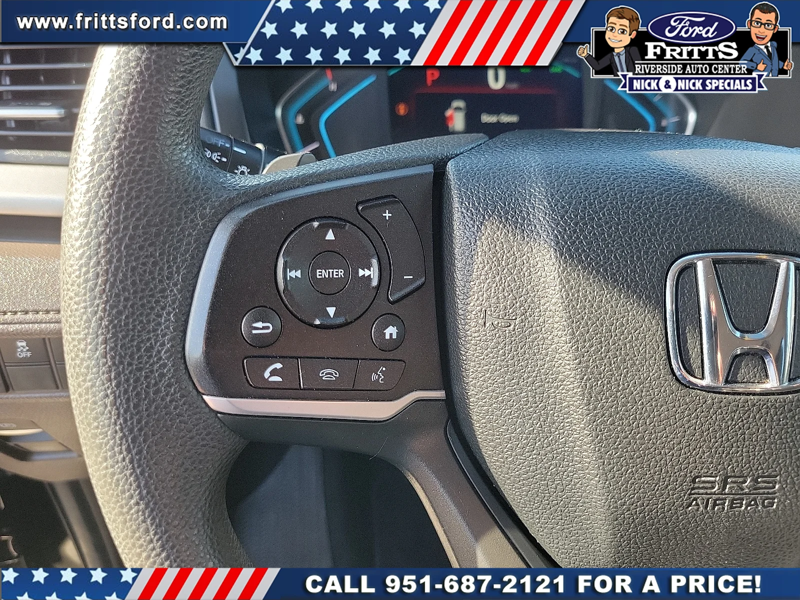 Certified Used 2019 Crystal Black Pearl Honda EX image 6