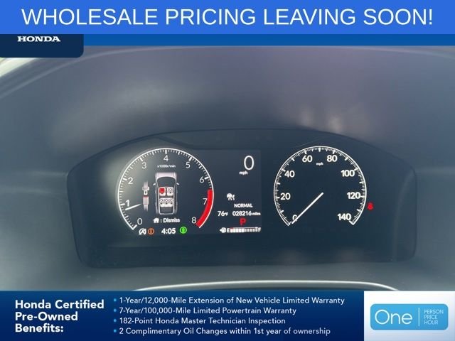 Certified Used 2024 Platinum White Pearl Honda 1.5T AWD EX image 25