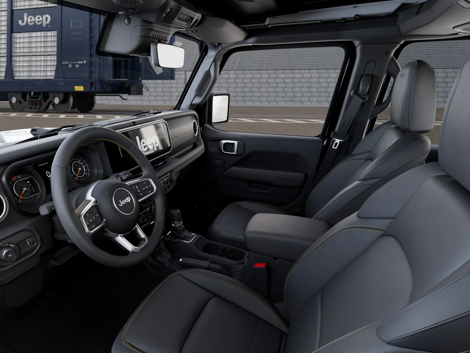 New 2026 Black Clear-Coat Exterior Paint Jeep Sahara image 48