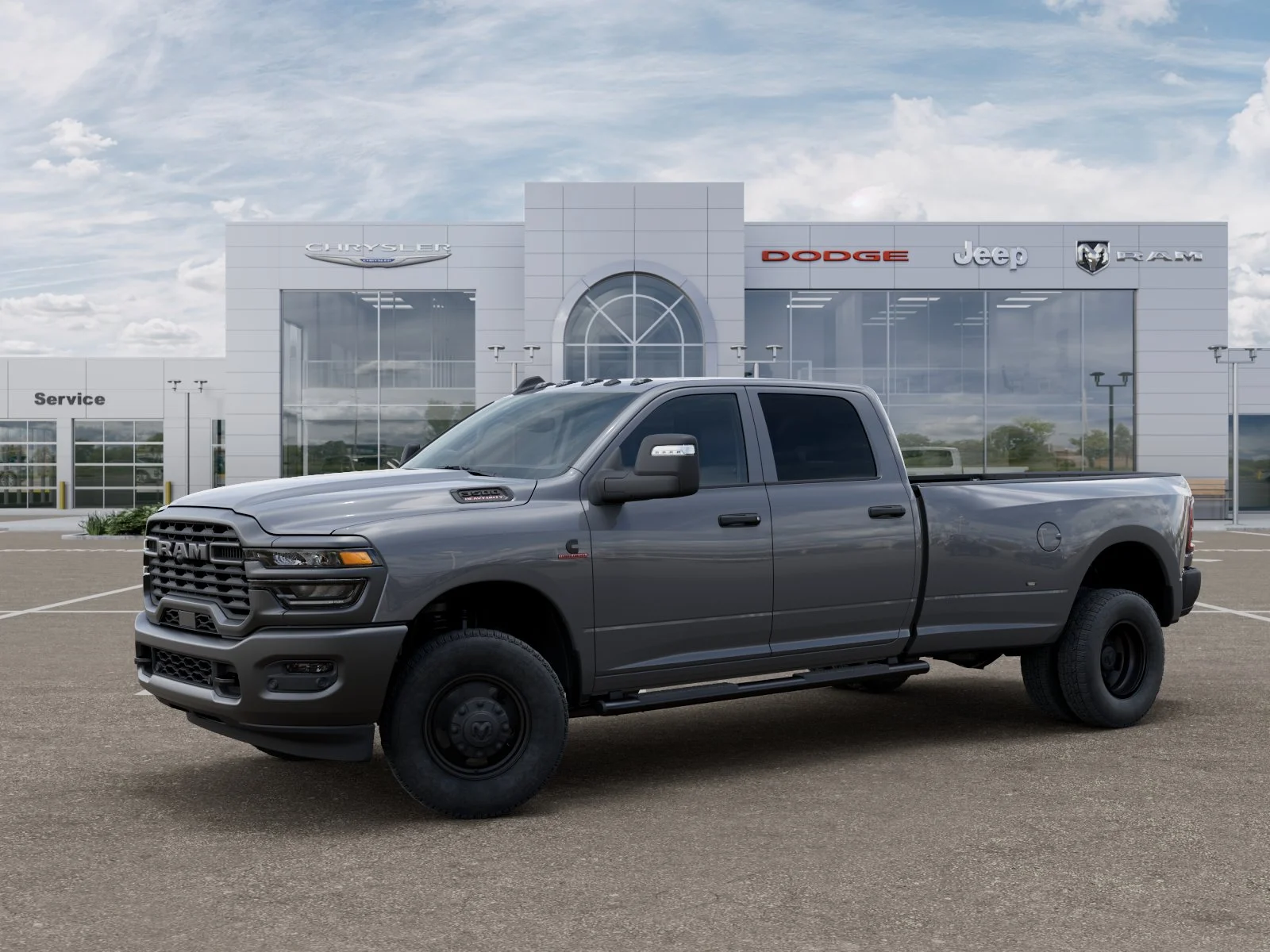 New 2026 Ceramic Gray Clear-Coat Exterior Paint RAM Tradesman image 29