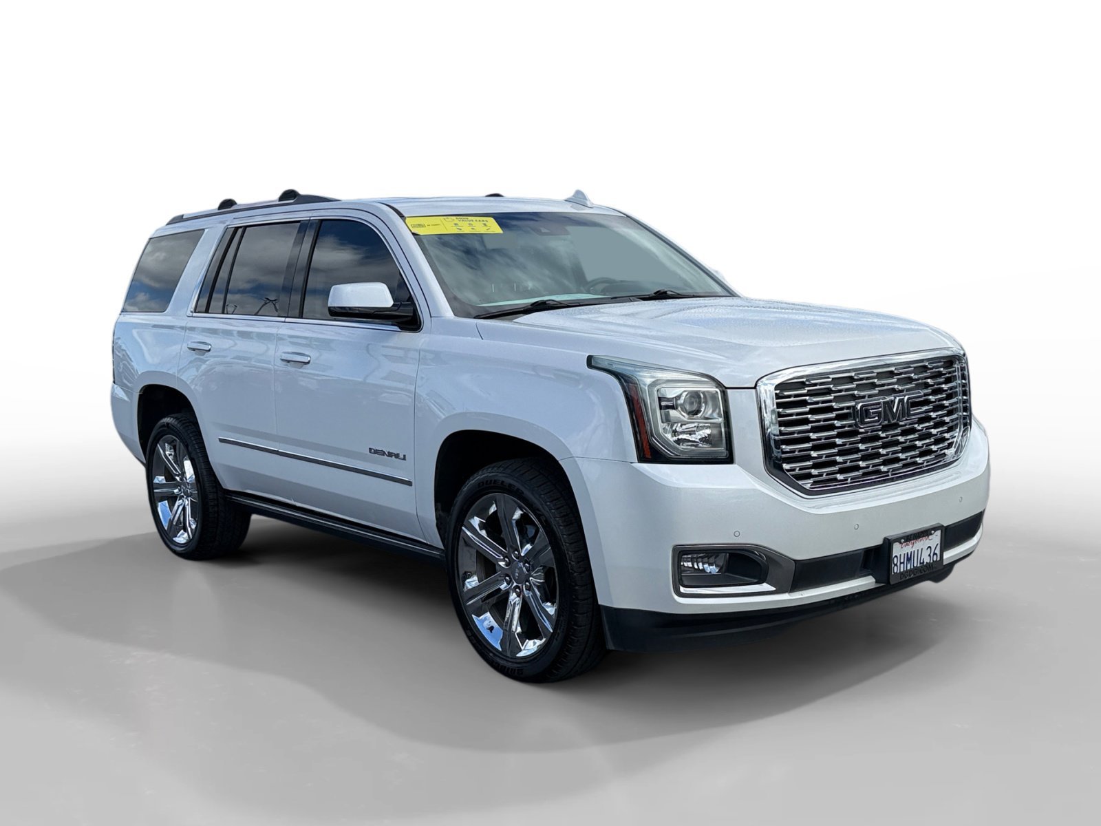 Used 2019 WHITE FROST TRICOAT GMC Denali image 7