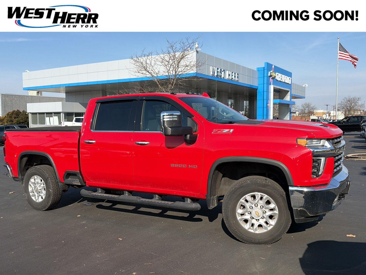 Used 2021 Red Hot Chevrolet LTZ image 1