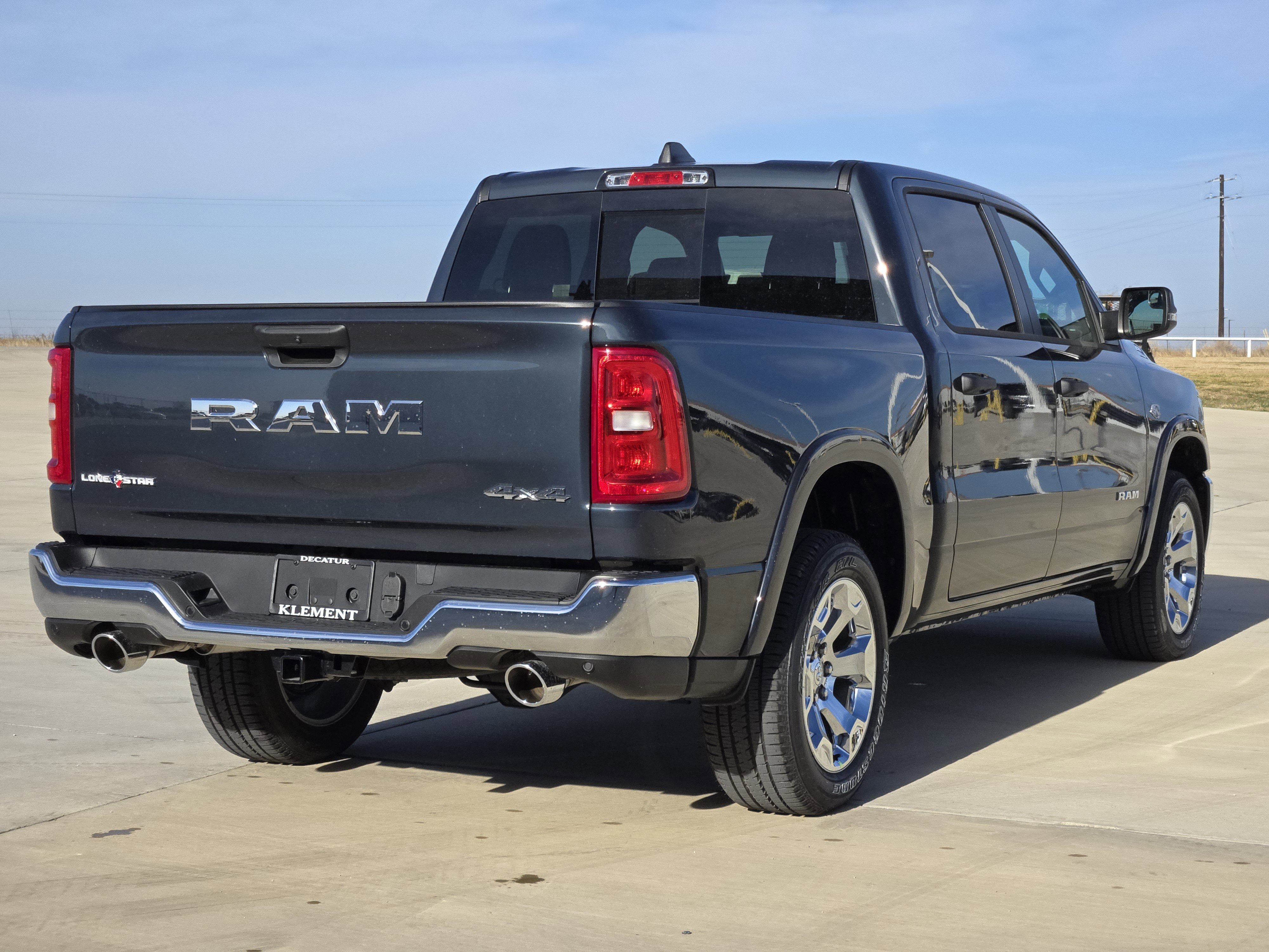 New 2026 Forged Blue Metallic Exterior Paint RAM Lone Star image 5