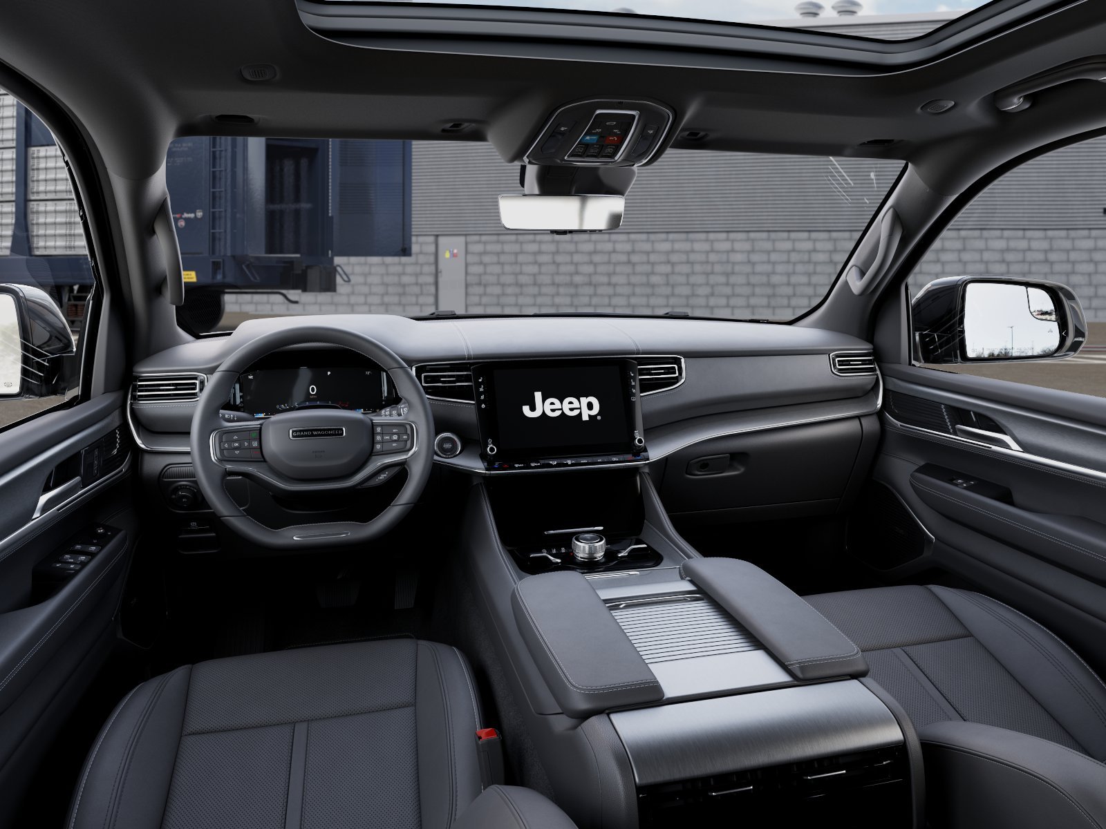New 2026 Bright White Clear-Coat Exterior Paint Jeep Grand Wagoneer image 14