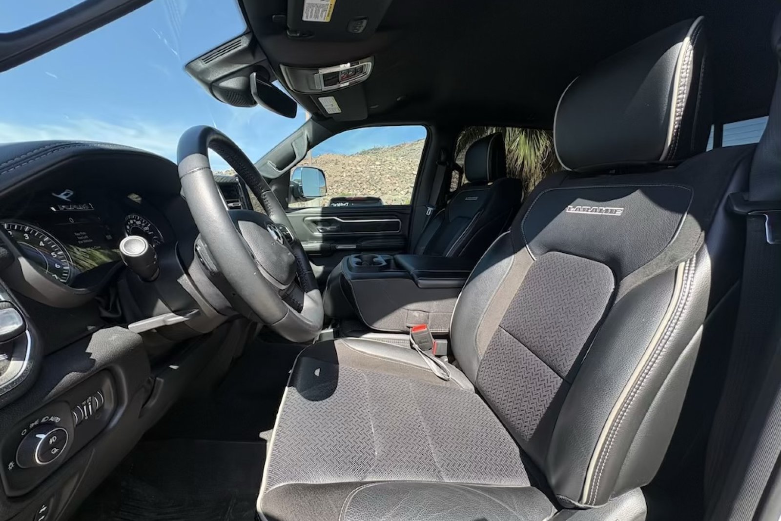 Used 2023 Bright White Clearcoat Ram Laramie image 10