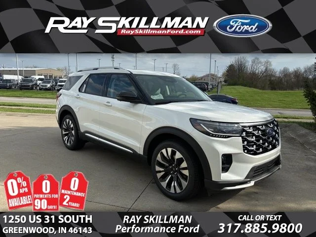 New 2026 Star White Metallic Tri-Coat Ford Platinum™ image 1