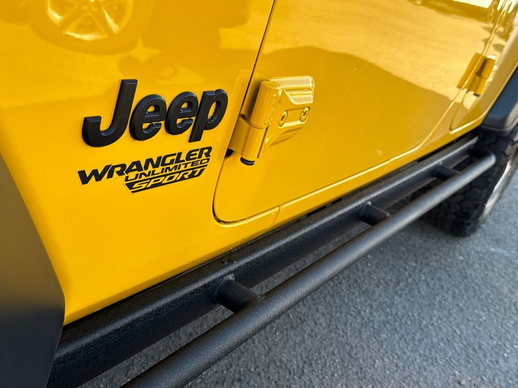 Used 2021 Yellow Jeep Unlimited Sport S image 7