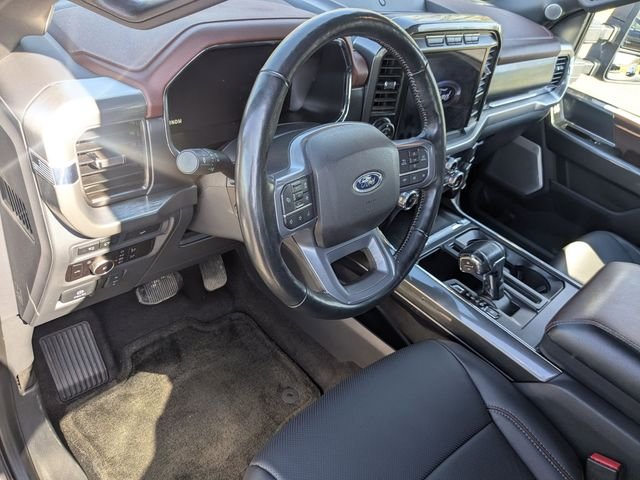 Used 2023 Carbonized Gray Metallic Ford Lariat image 10