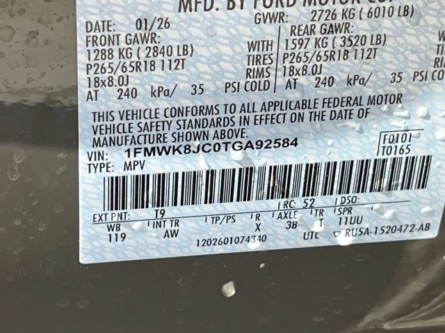Certified Used 2026 Gray Ford Tremor image 41