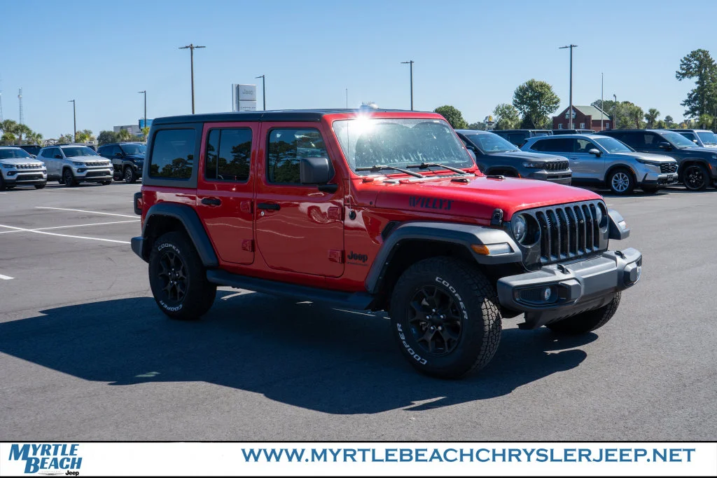 Used 2023 Red Clearcoat Jeep Sport image 8