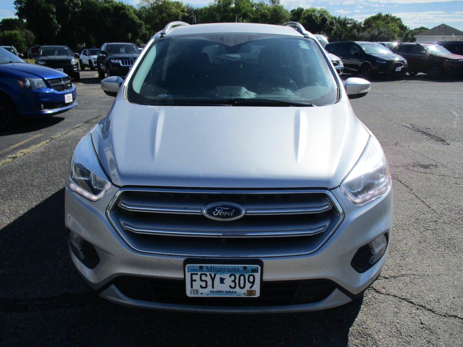 Used 2017 SILVER Ford Titanium image 8