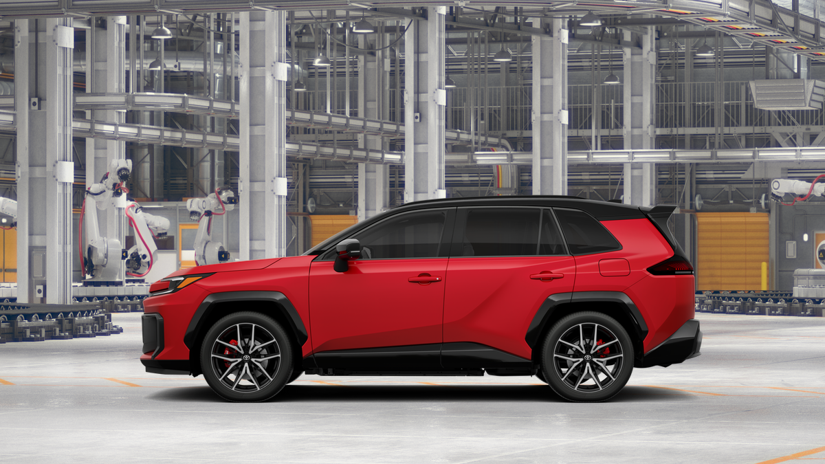 New 2026 Supersonic Red with Midnight Black Metallic roof Toyota GR SPORT image 4