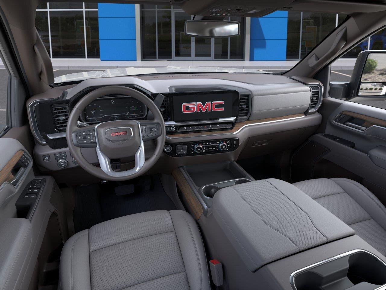 New 2026 Glacier White Tricoat GMC SLT image 15
