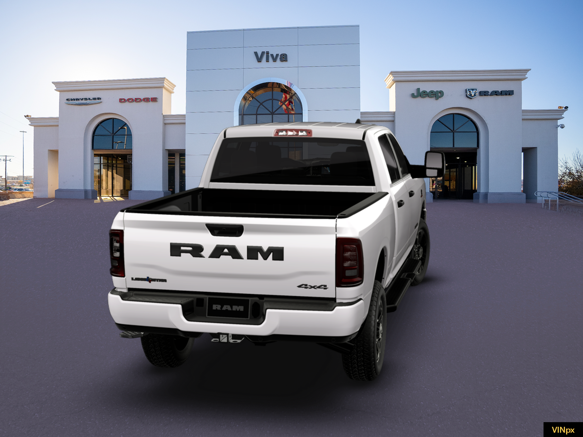New 2026 Bright White Clear-Coat Exterior Paint RAM Big Horn image 25