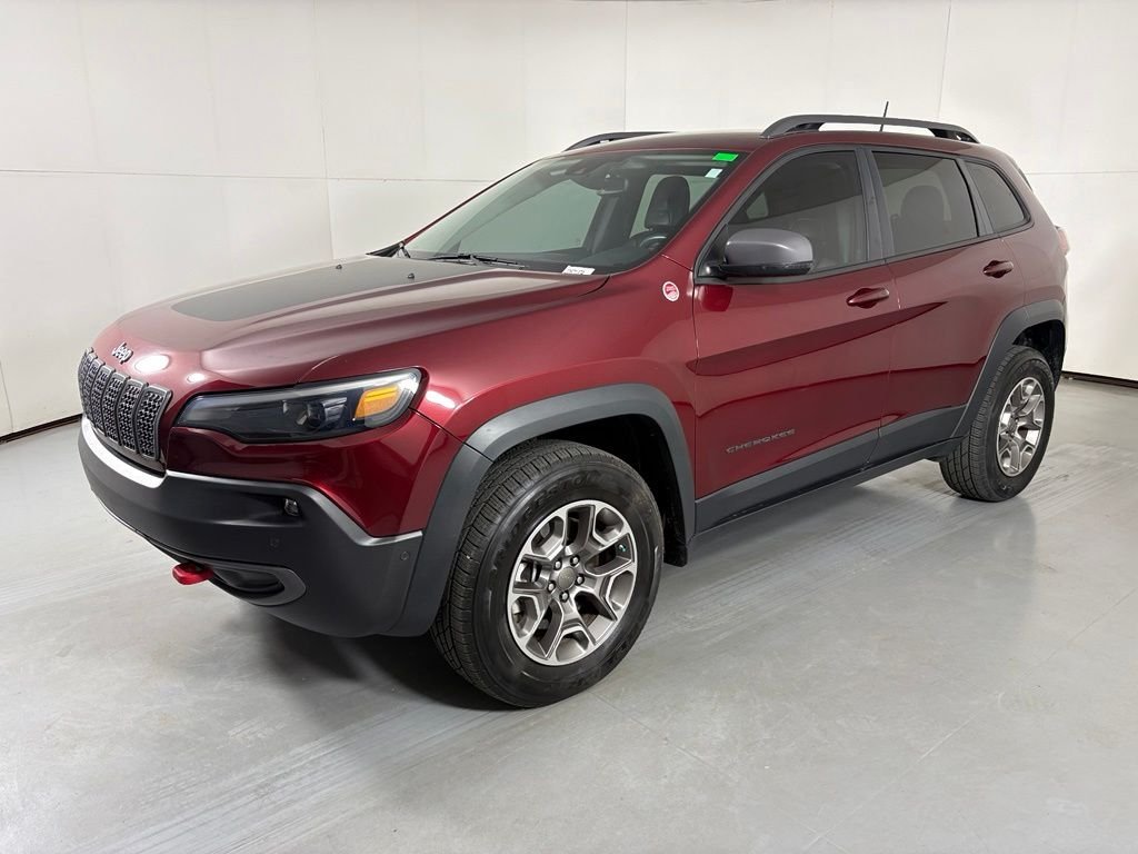 Used 2021 Red Jeep Trailhawk image 4
