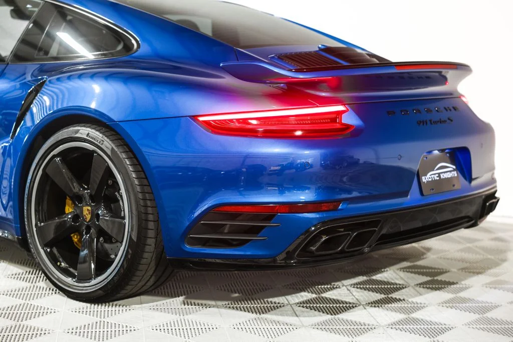Used 2018 Blue Porsche Turbo S image 17