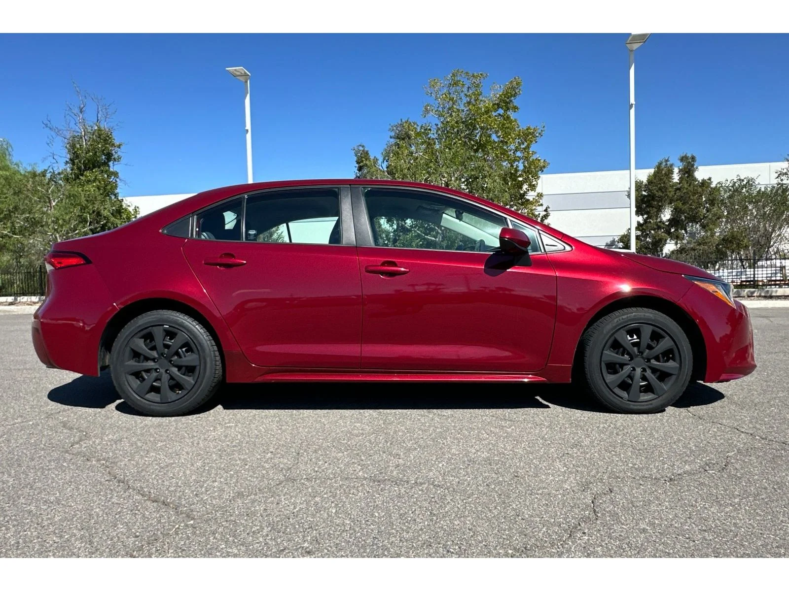 Used 2022 Ruby Flare Pearl Toyota LE image 4