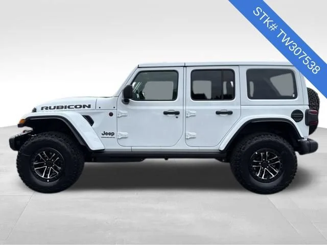 New 2026 Bright White Clear-Coat Exterior Paint Jeep Rubicon X image 4