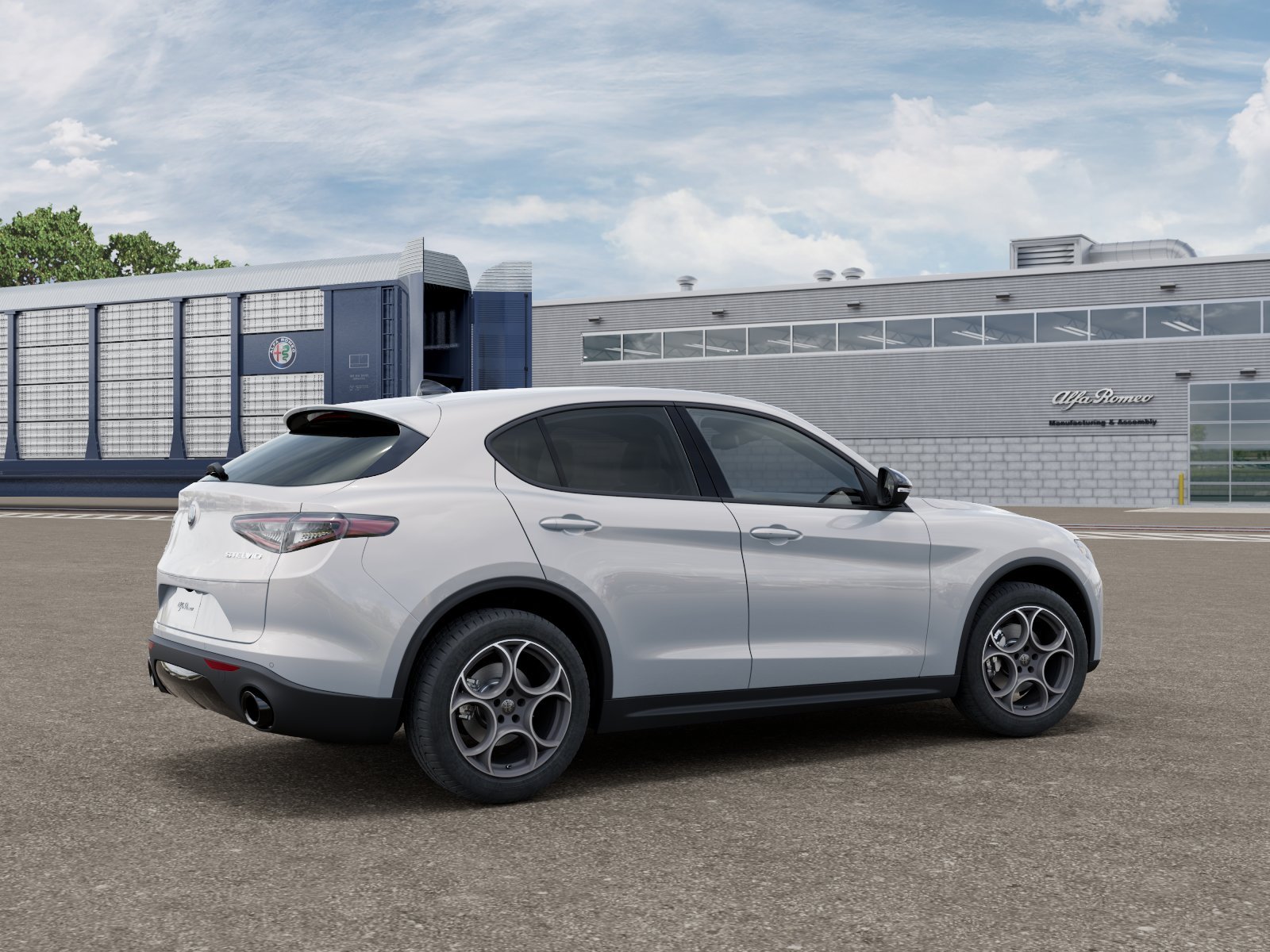 New 2026 Moonlight Gray Metallic Exterior Paint Alfa Romeo Base image 2