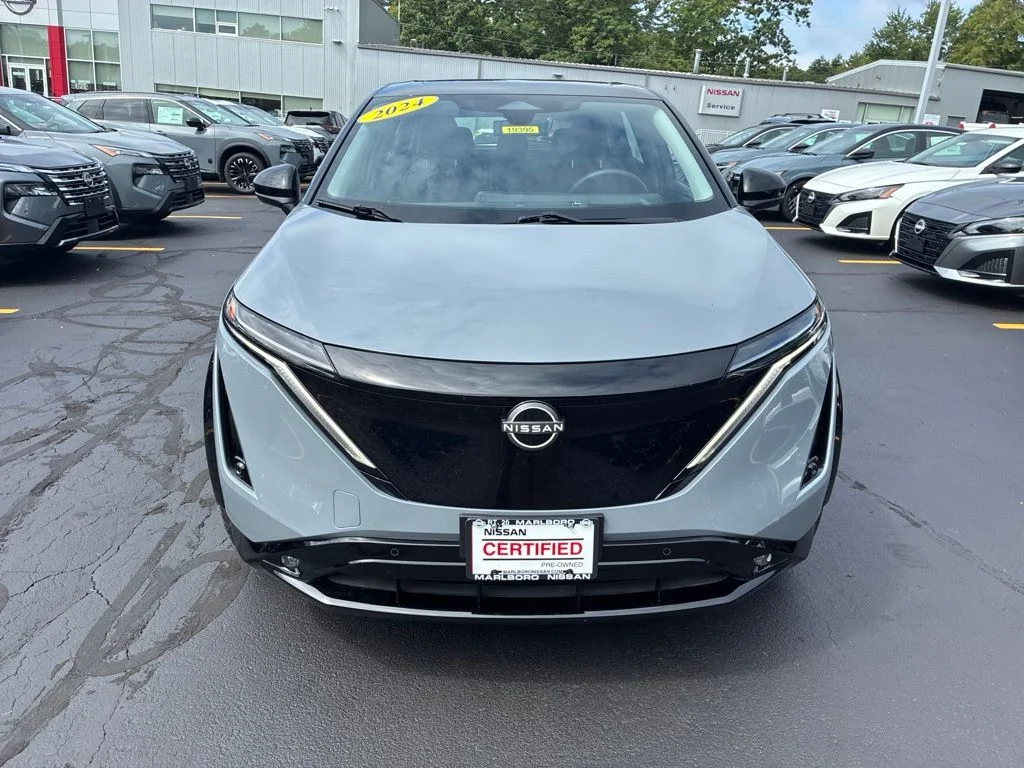 Certified 2024 Nissan ARIYA Evolve+ with VIN JN1DF0BB2RM739362 for sale in Marlborough, MA