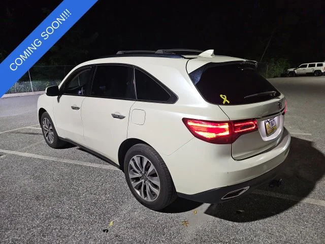 Used 2014 White Acura 3.5L Technology Pkg w/Entertainment Pkg image 6
