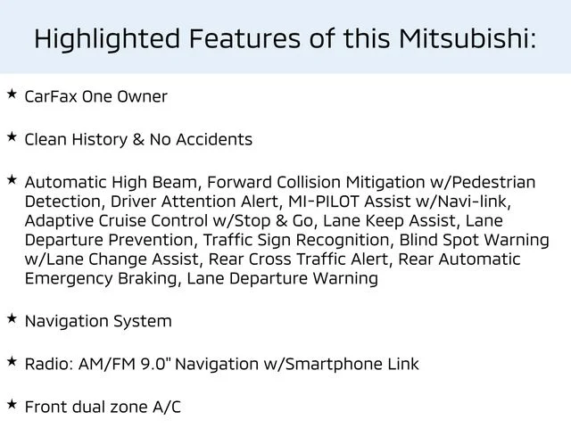 Used 2022  Mitsubishi SEL image 2