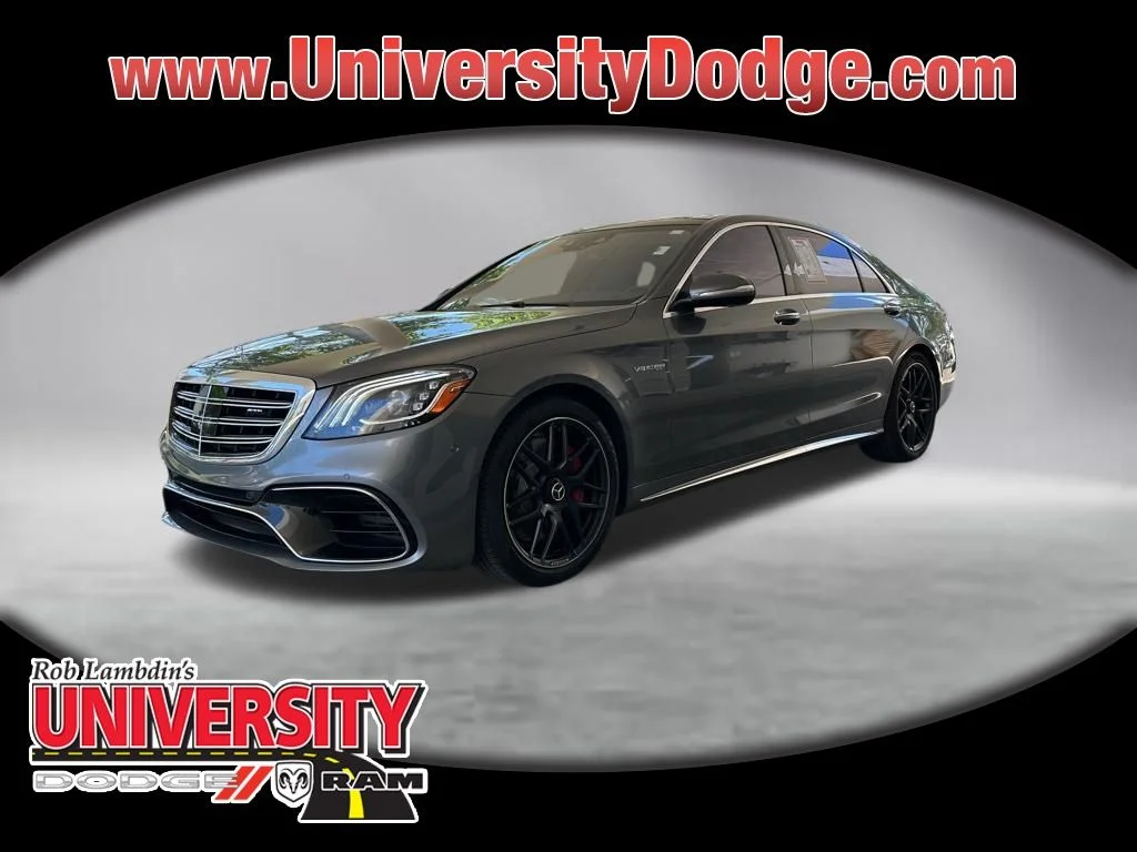 Used 2019 Gray Mercedes-Benz S 63 AMG® image 1