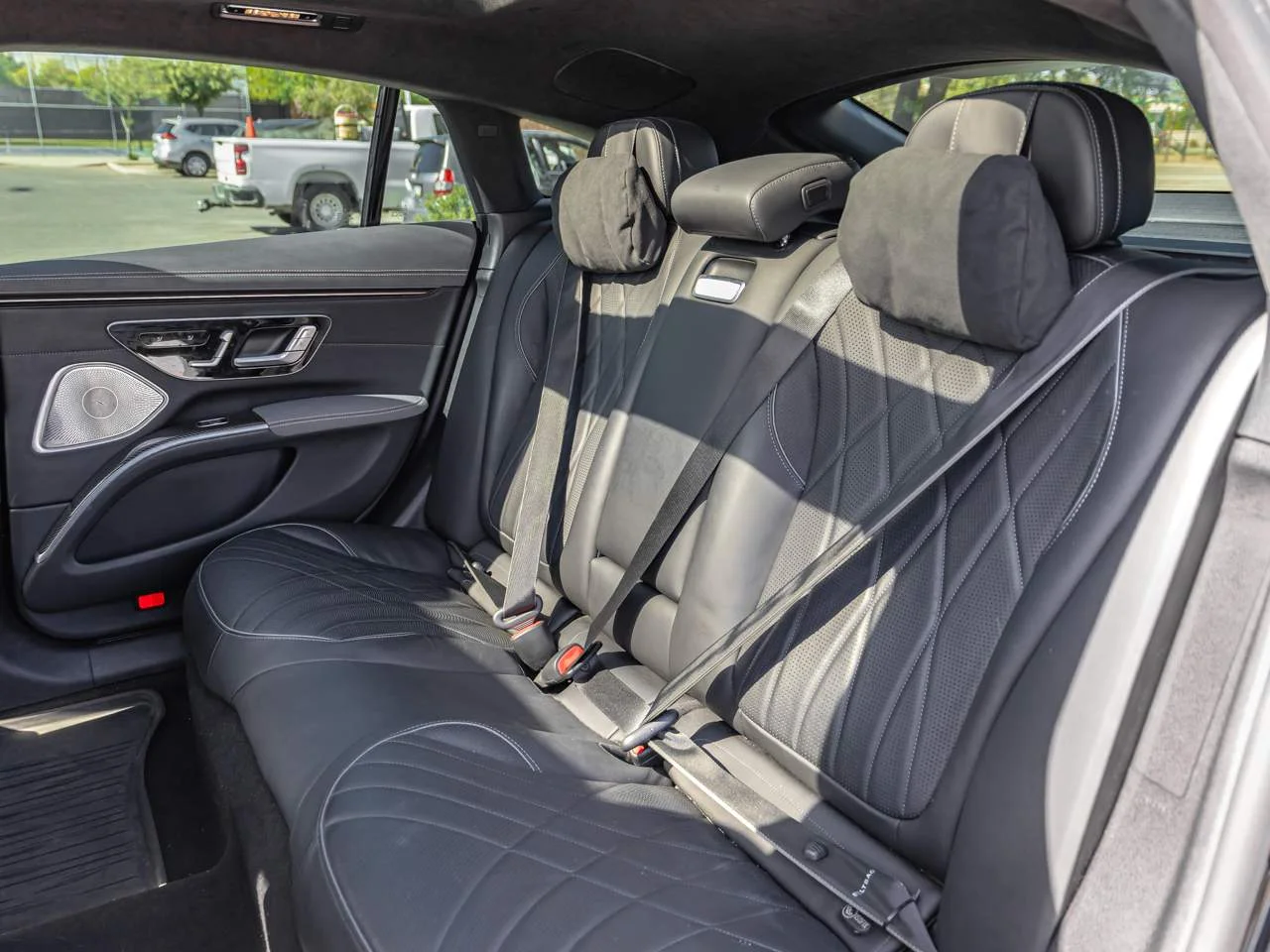 Used 2022 Obsidian Black Metallic Mercedes-Benz AMG® EQS image 31