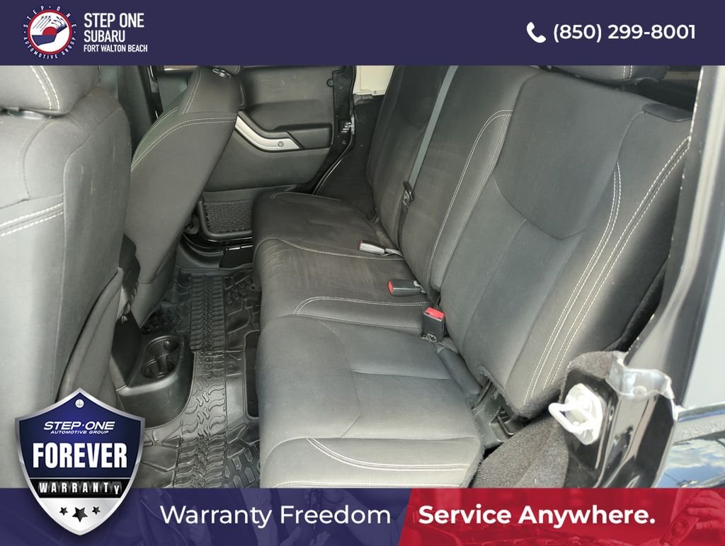 Used 2017 Black Jeep Unlimited Sahara image 25