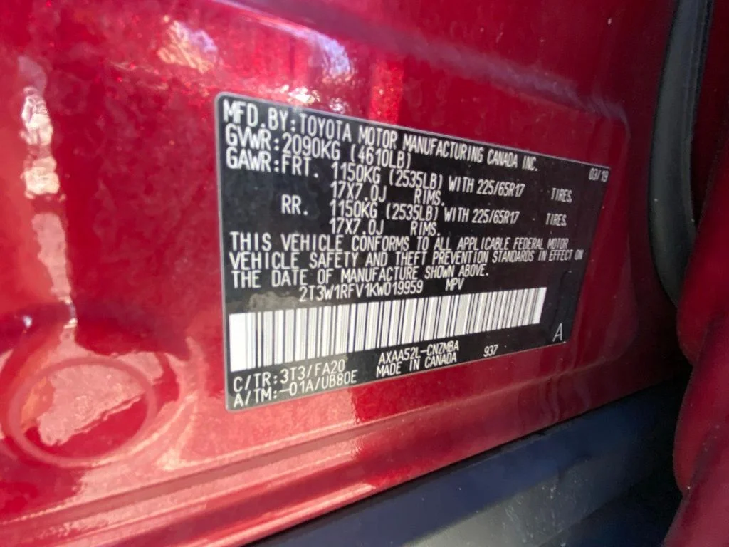 Used 2019 Red Toyota XLE image 22