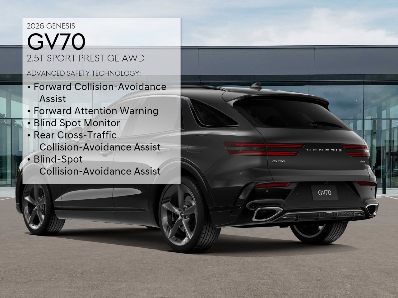 New 2026 Black Genesis 2.5T SPORT PRESTIGE image 7