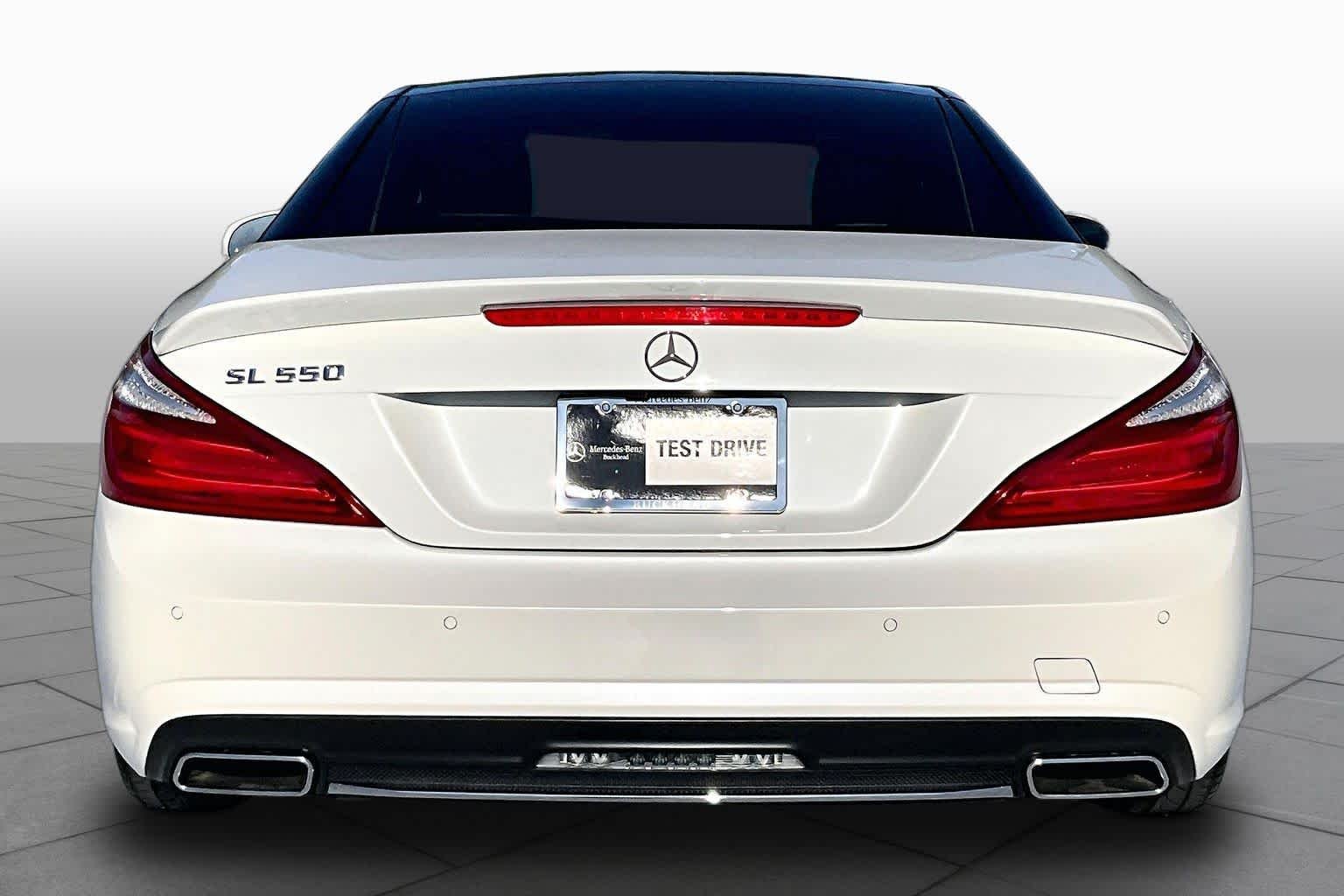 Used 2015 designo Diamond White Metallic Mercedes-Benz SL 550 image 5