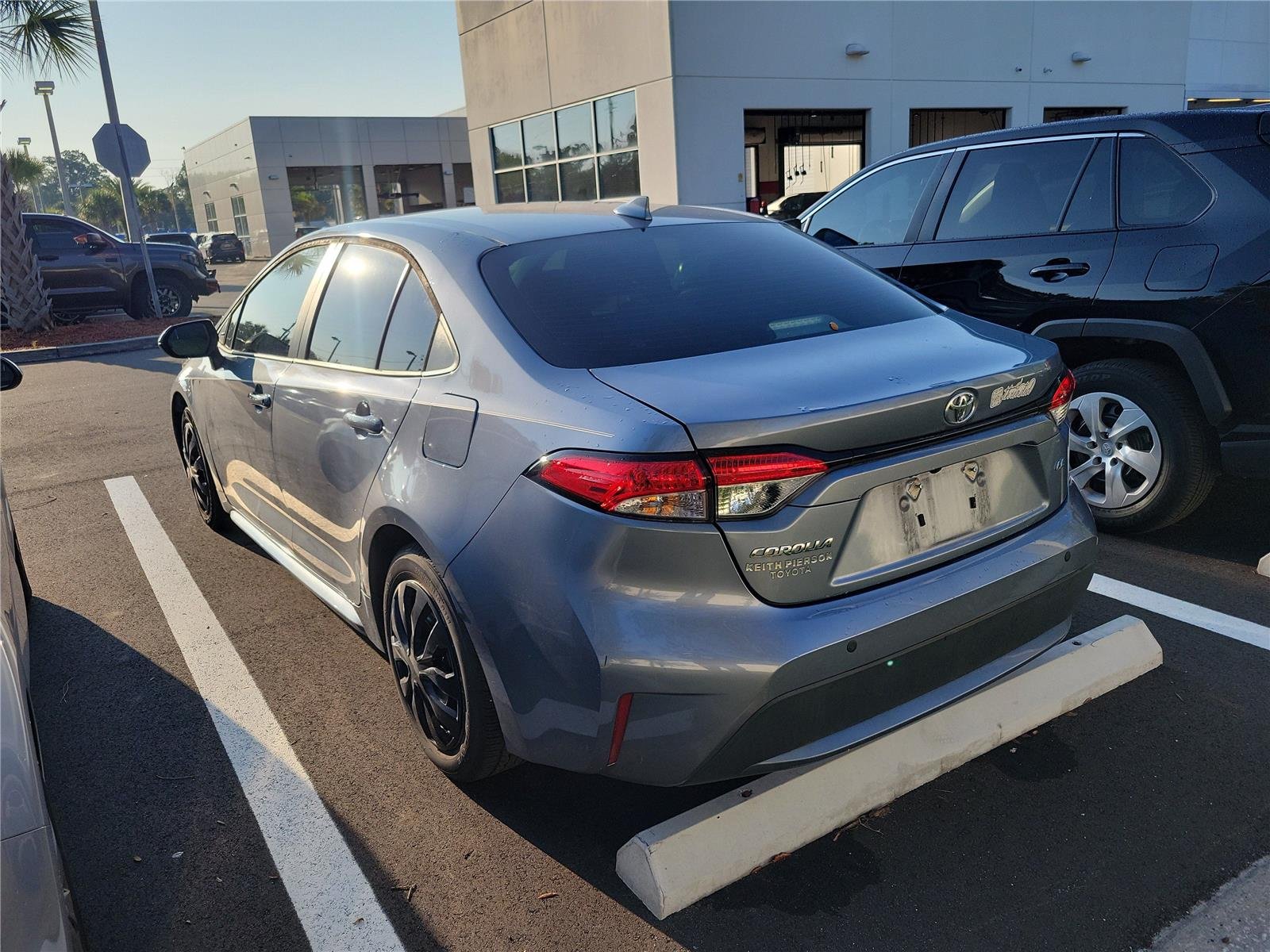 Used 2022 Celestite Gray Metallic Toyota LE image 2