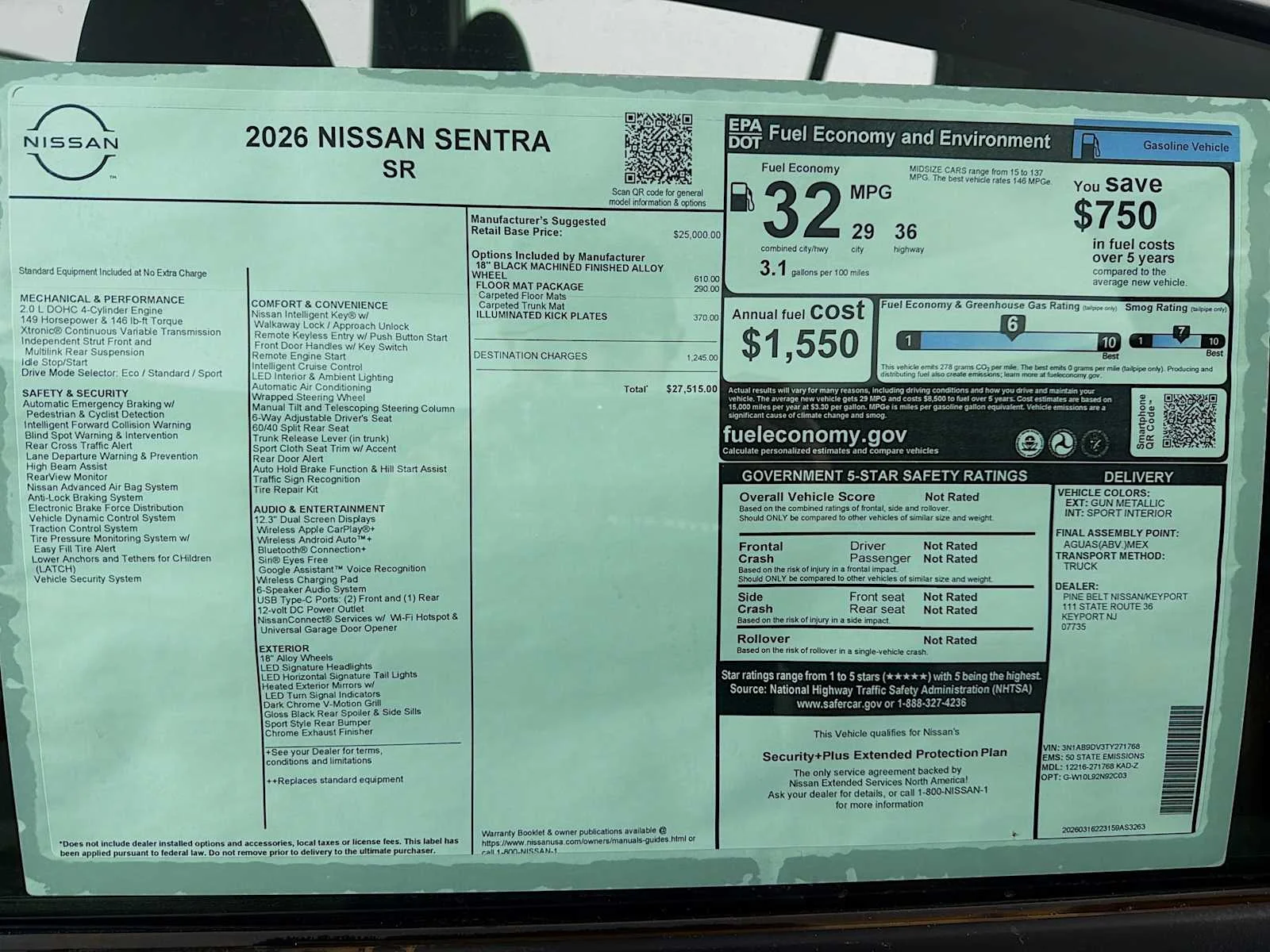 New 2026 Gun Metallic Nissan SR image 6