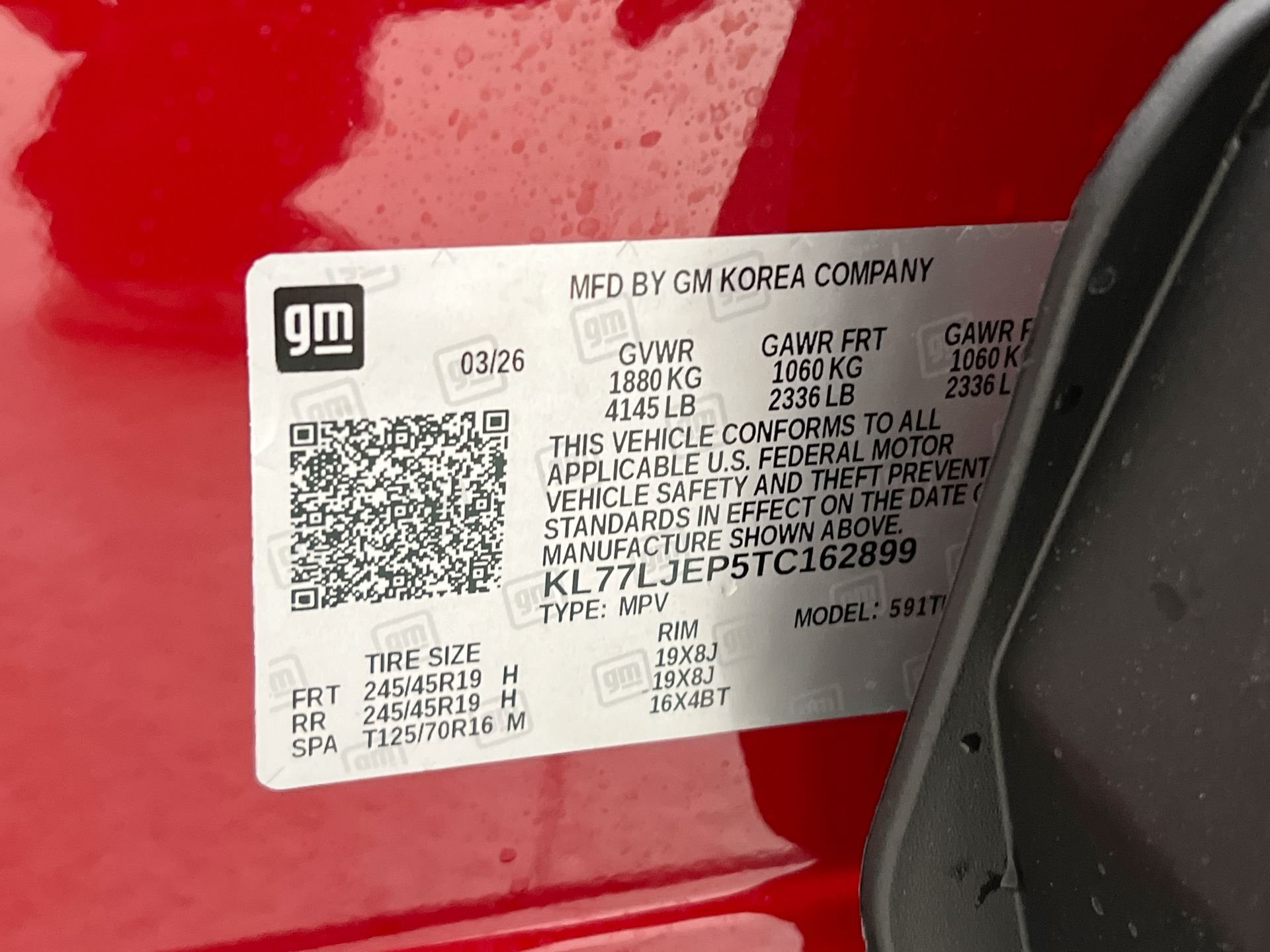 New 2026 Apex Red Chevrolet 2RS image 61