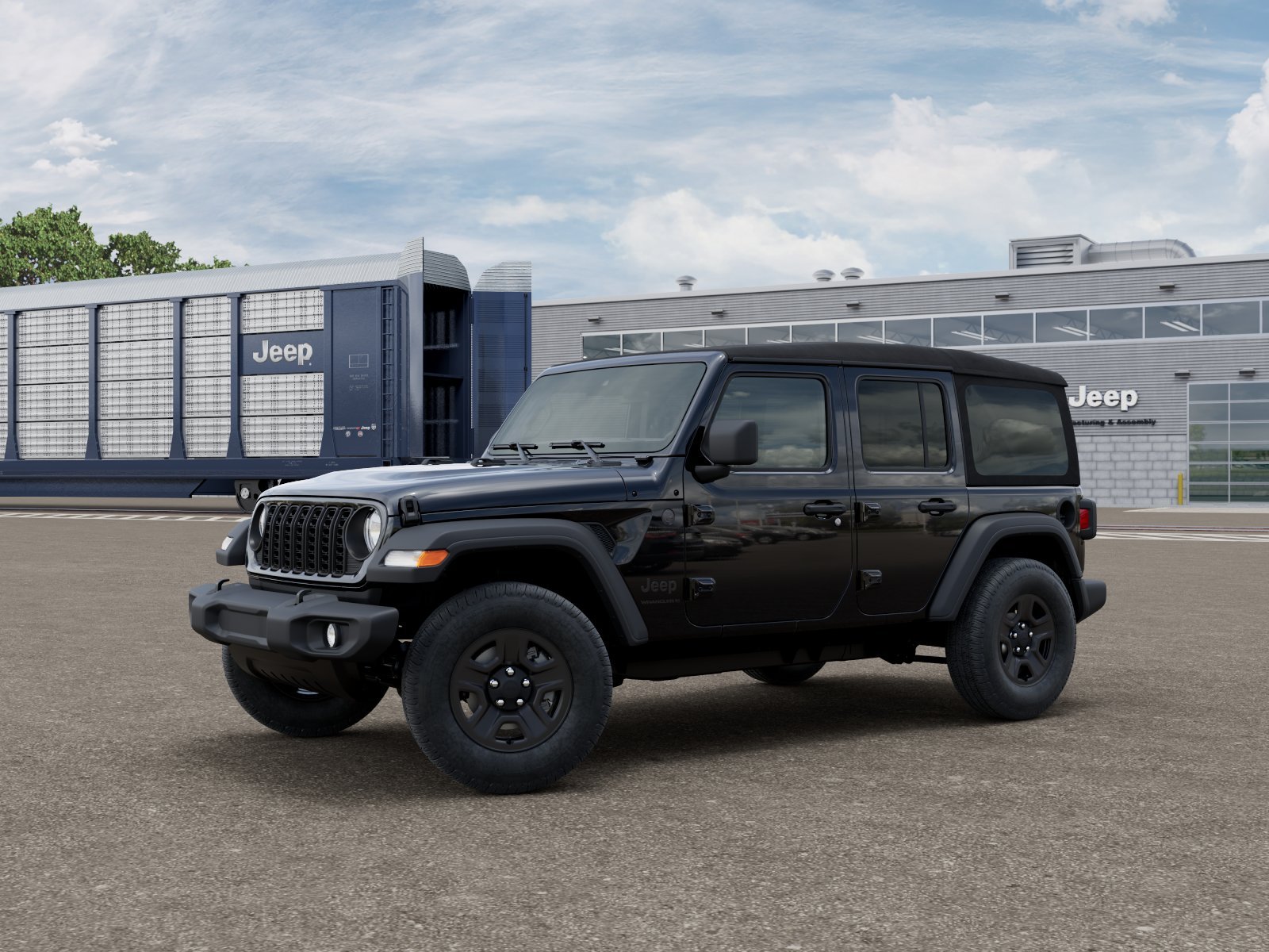 New 2027 Black Clearcoat Jeep Sport image 1