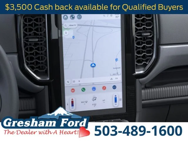 New 2025 Azure Gray Metallic Tri-coat Ford XLT image 15