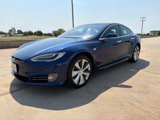 Used 2020 Blue Tesla Performance image 1