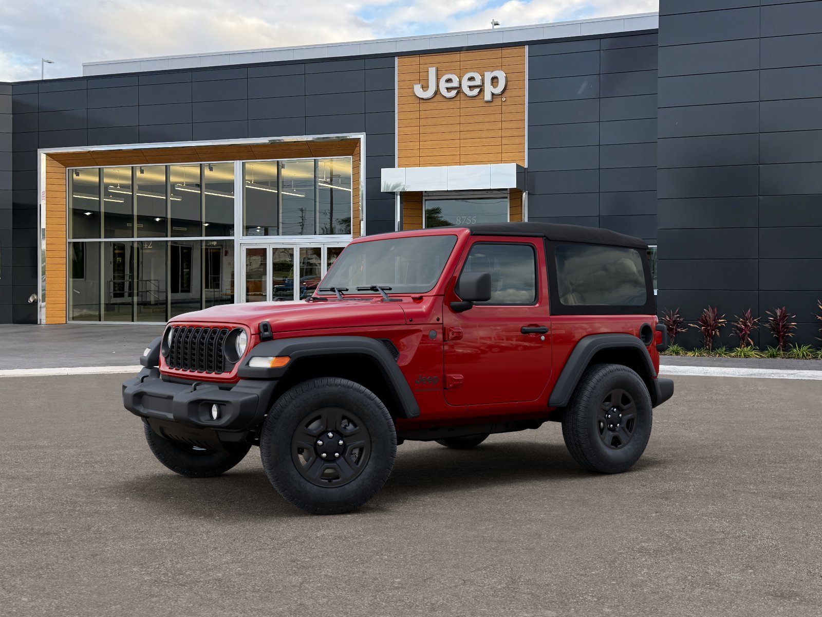 New 2026 Firecracker Red Clear-Coat Exterior Paint Jeep Sport image 28