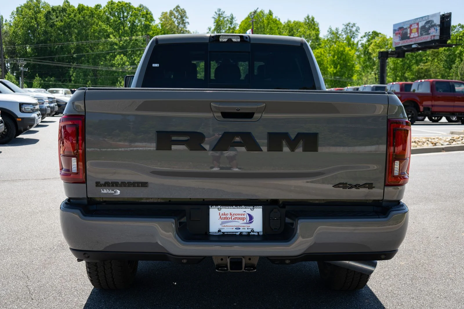 New 2026 Ceramic Gray Clear-Coat Exterior Paint RAM Laramie image 8